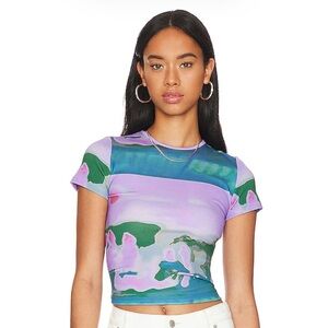 MIAOU - Baby Tee in Thermal Pastel